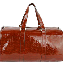 Load image into Gallery viewer, Overnight Croc Pattern Luggage Bag
